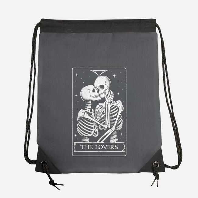 The Lovers Tarot-none drawstring bag-eduely