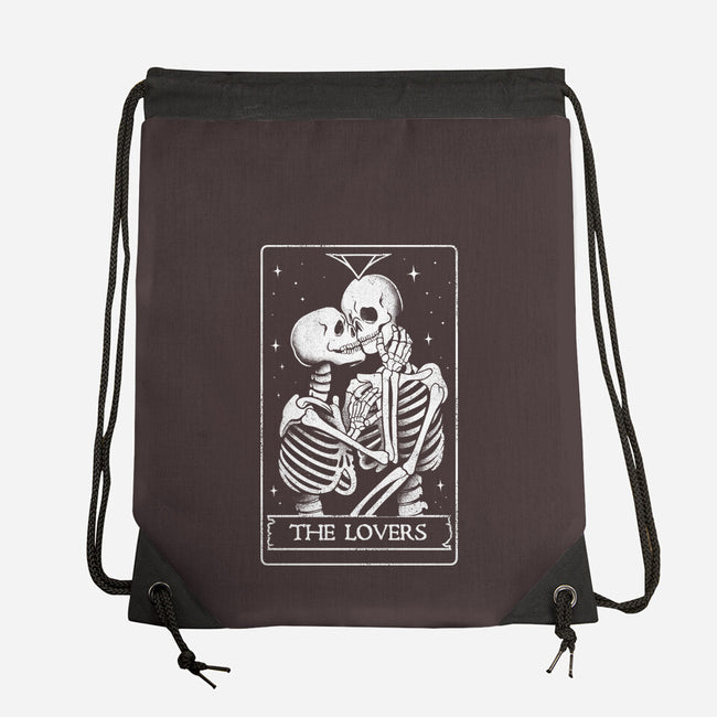 The Lovers Tarot-none drawstring bag-eduely