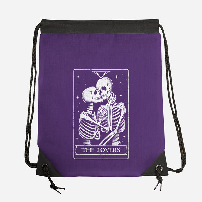 The Lovers Tarot-none drawstring bag-eduely
