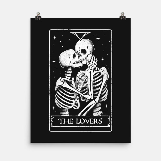 The Lovers Tarot-none matte poster-eduely