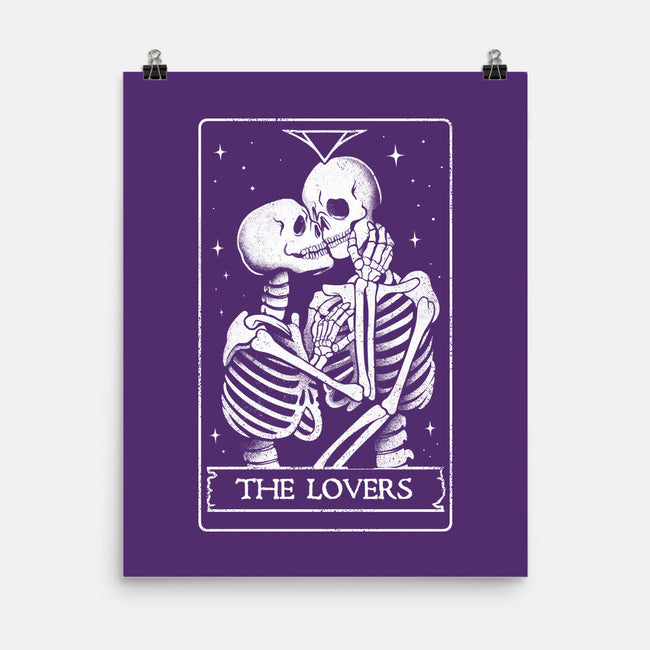 The Lovers Tarot-none matte poster-eduely