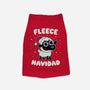 Fleece Navidad-cat basic pet tank-Weird & Punderful