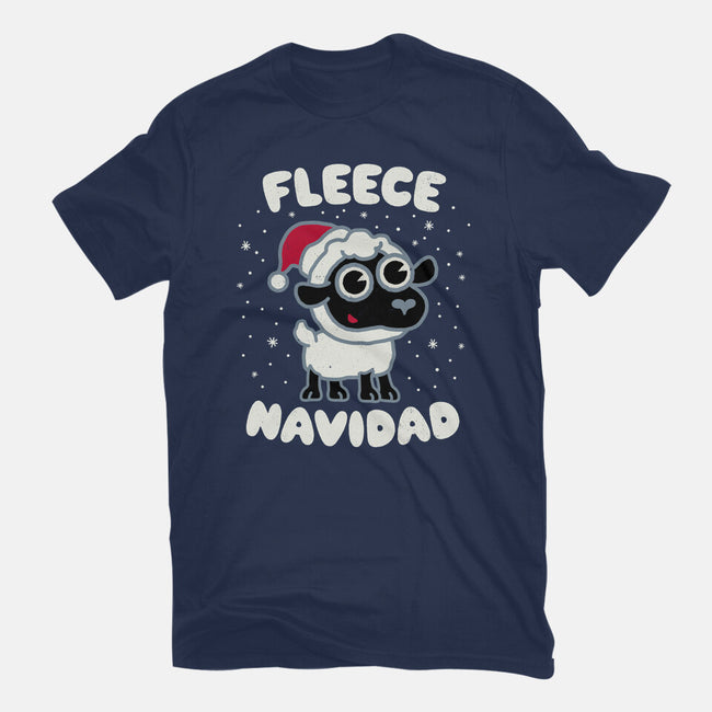 Fleece Navidad-youth basic tee-Weird & Punderful