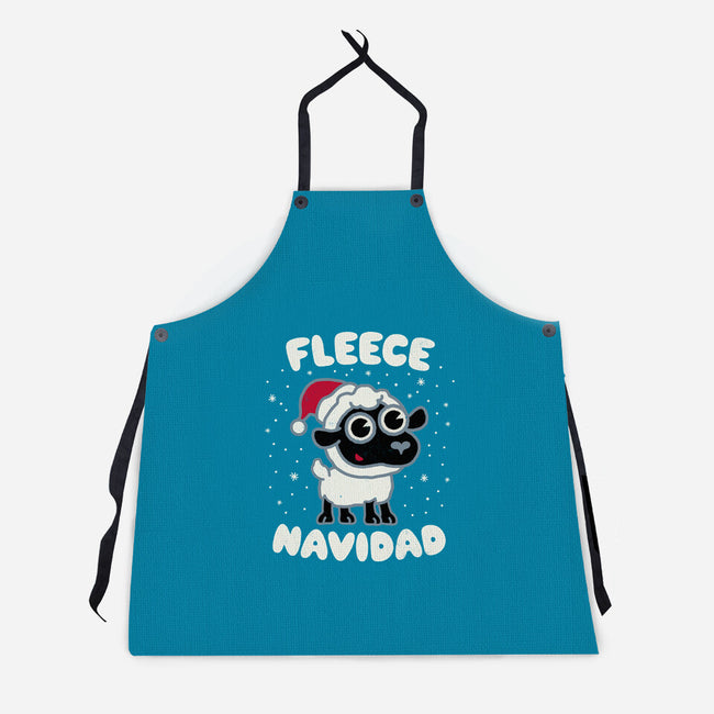 Fleece Navidad-unisex kitchen apron-Weird & Punderful