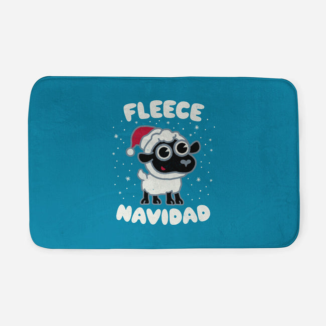 Fleece Navidad-none memory foam bath mat-Weird & Punderful