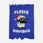 Fleece Navidad-none polyester shower curtain-Weird & Punderful