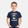 Fleece Navidad-youth basic tee-Weird & Punderful