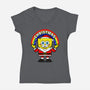Santa Pants-womens v-neck tee-Boggs Nicolas