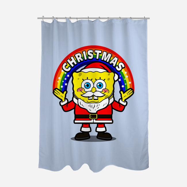 Santa Pants-none polyester shower curtain-Boggs Nicolas