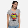 Santa Pants-womens v-neck tee-Boggs Nicolas