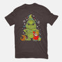 A Grumpy Christmas-womens basic tee-Vallina84