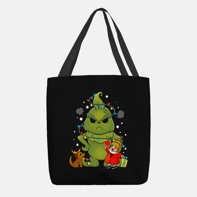 A Grumpy Christmas-none basic tote bag-Vallina84