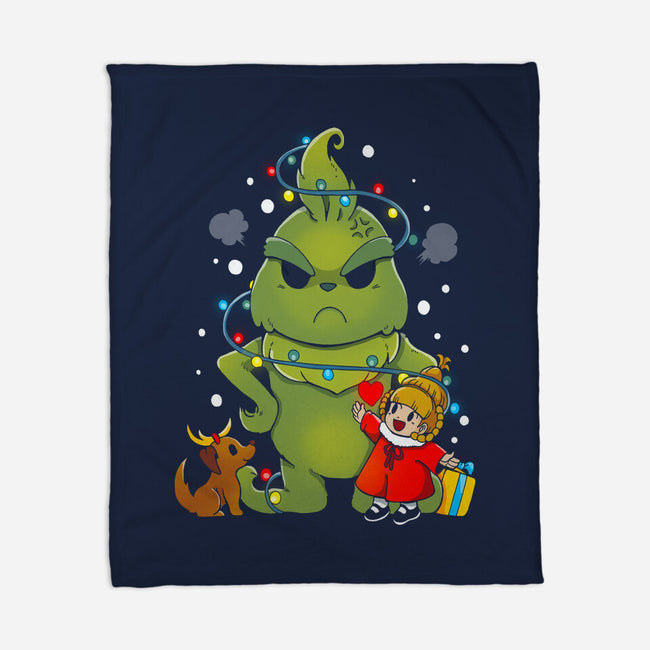 A Grumpy Christmas-none fleece blanket-Vallina84