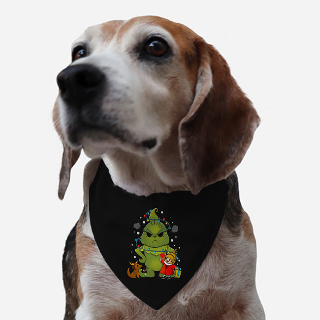 A Grumpy Christmas-dog adjustable pet collar-Vallina84