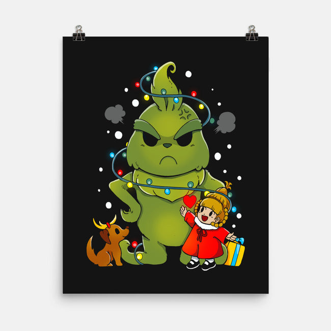 A Grumpy Christmas-none matte poster-Vallina84