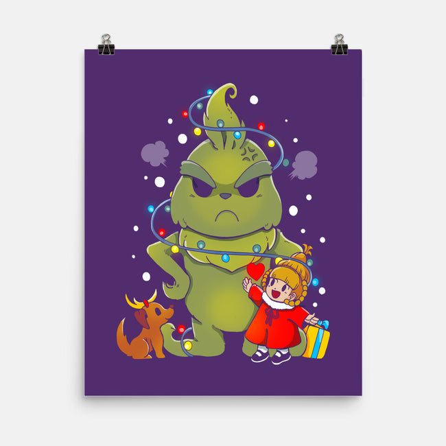 A Grumpy Christmas-none matte poster-Vallina84