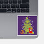 A Grumpy Christmas-none glossy sticker-Vallina84