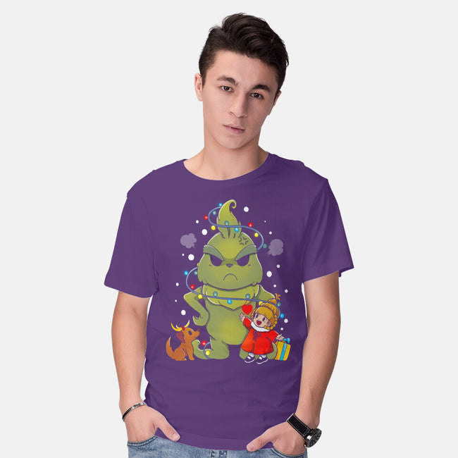 A Grumpy Christmas-mens basic tee-Vallina84