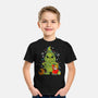 A Grumpy Christmas-youth basic tee-Vallina84