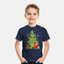 A Grumpy Christmas-youth basic tee-Vallina84