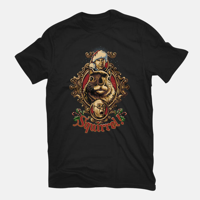 Squirrel!-womens fitted tee-daobiwan