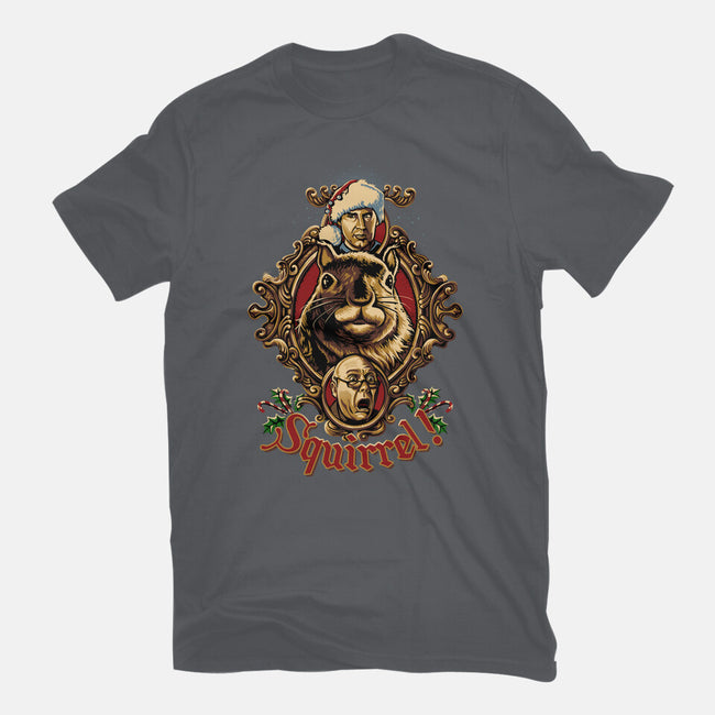 Squirrel!-womens fitted tee-daobiwan