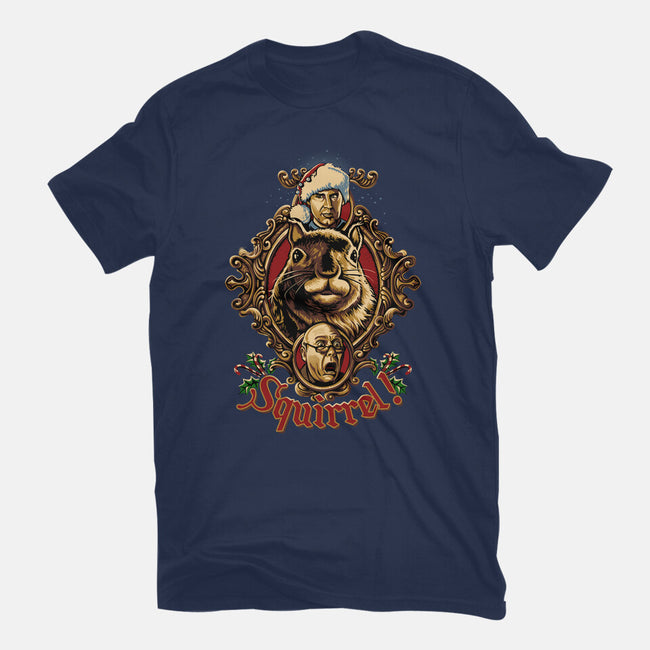 Squirrel!-womens fitted tee-daobiwan