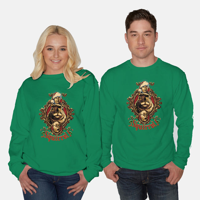 Squirrel!-unisex crew neck sweatshirt-daobiwan