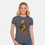 Squirrel!-womens fitted tee-daobiwan