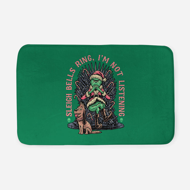 Sleigh Bells Ring-none memory foam bath mat-momma_gorilla