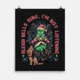 Sleigh Bells Ring-none matte poster-momma_gorilla