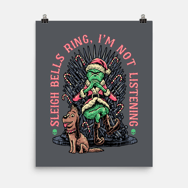 Sleigh Bells Ring-none matte poster-momma_gorilla