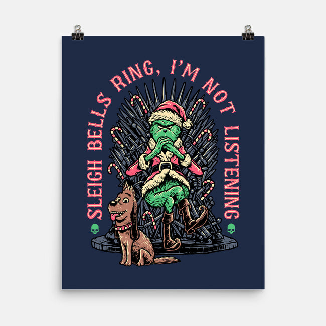 Sleigh Bells Ring-none matte poster-momma_gorilla