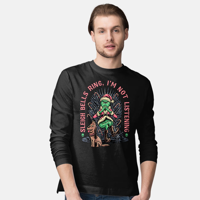 Sleigh Bells Ring-mens long sleeved tee-momma_gorilla