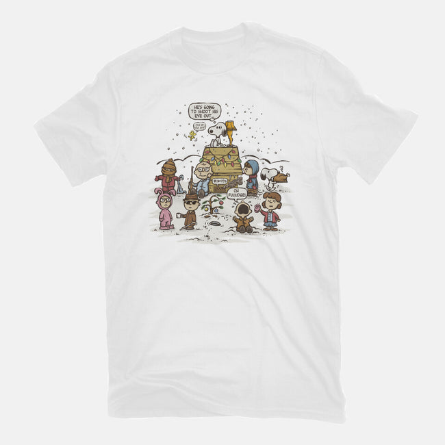 He's Going To Shoot His Eye Out-womens basic tee-kg07