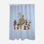 He's Going To Shoot His Eye Out-none polyester shower curtain-kg07