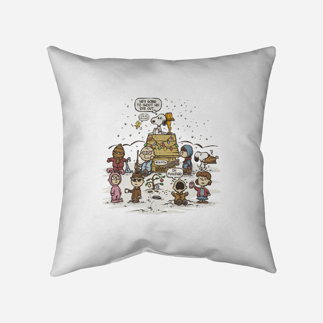 He's Going To Shoot His Eye Out-none removable cover w insert throw pillow-kg07