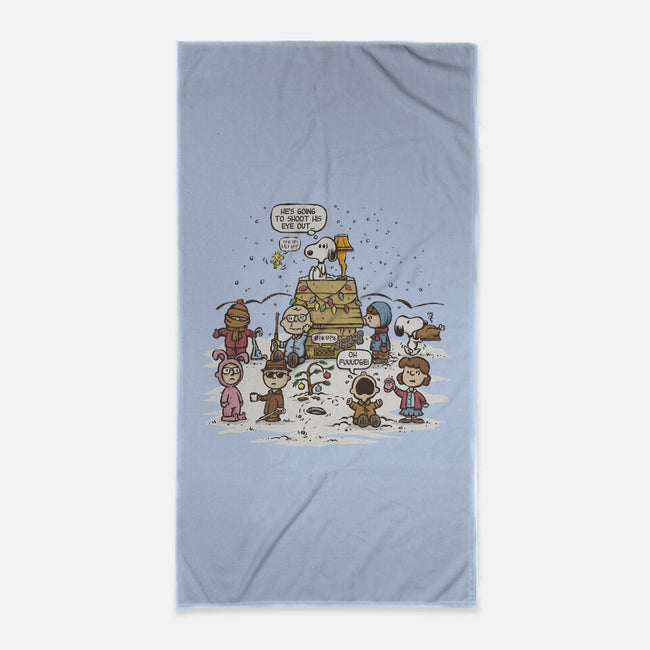 He's Going To Shoot His Eye Out-none beach towel-kg07