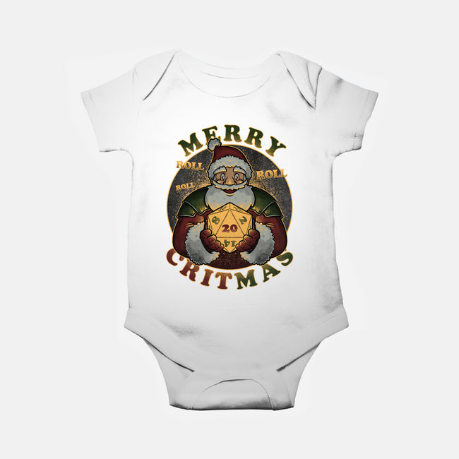 Merry Critmas-baby basic onesie-The Inked Smith