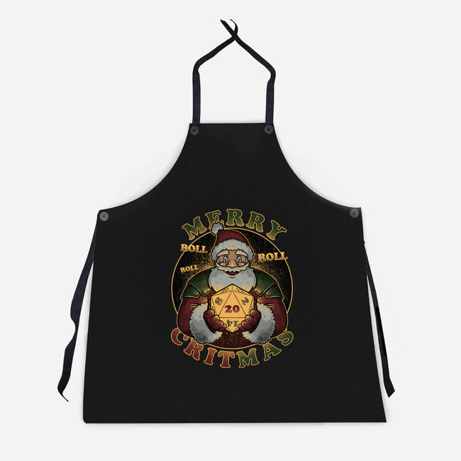 Merry Critmas-unisex kitchen apron-The Inked Smith