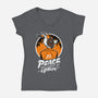 RPG Peace Was Never An Option-womens v-neck tee-The Inked Smith