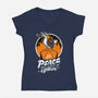 RPG Peace Was Never An Option-womens v-neck tee-The Inked Smith