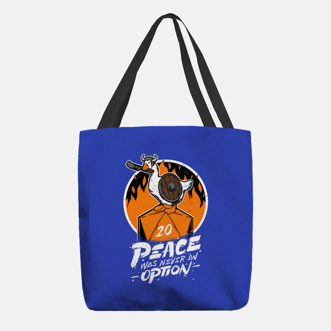 RPG Peace Was Never An Option-none basic tote bag-The Inked Smith