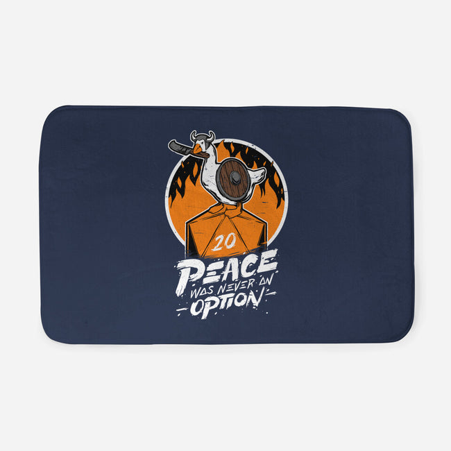 RPG Peace Was Never An Option-none memory foam bath mat-The Inked Smith
