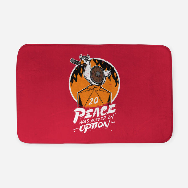 RPG Peace Was Never An Option-none memory foam bath mat-The Inked Smith