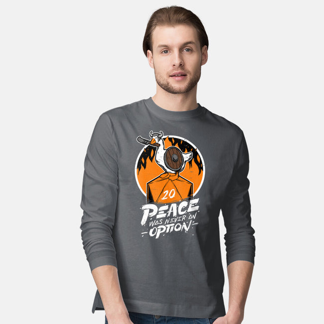 RPG Peace Was Never An Option-mens long sleeved tee-The Inked Smith