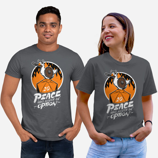 RPG Peace Was Never An Option-unisex basic tee-The Inked Smith