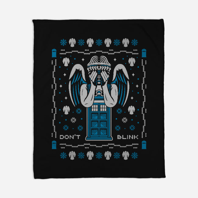Blink And You're Dead-none fleece blanket-Logozaste
