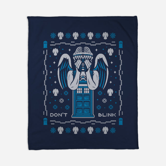 Blink And You're Dead-none fleece blanket-Logozaste