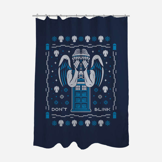 Blink And You're Dead-none polyester shower curtain-Logozaste